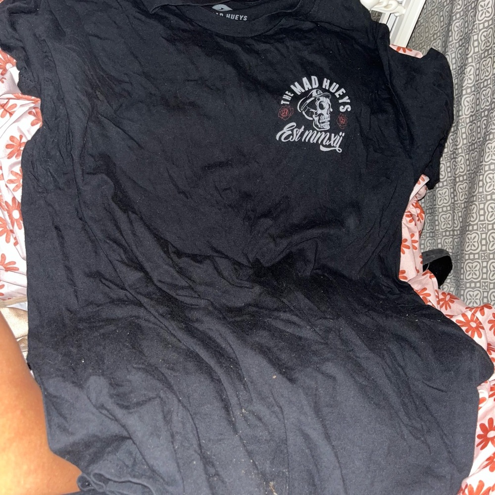 Men’s Black Short Sleeve Logo Tee